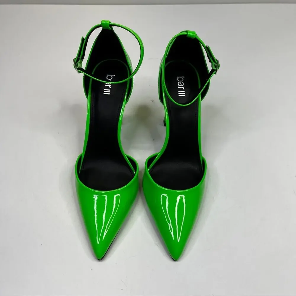 Bar III Idaa Ankle Strap Pump heels green - 8